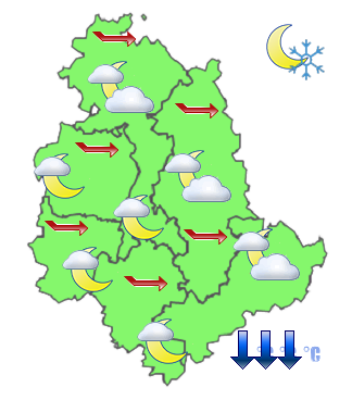 Previsioni di Oggi Sera-Notte