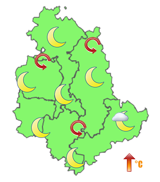 Previsioni di Oggi Sera-Notte