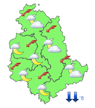 Previsioni di Oggi Sera-Notte
