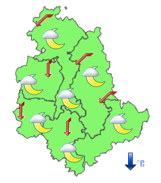 Previsioni di Oggi Sera-Notte