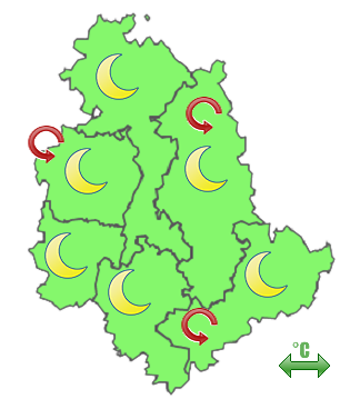 Previsioni di Oggi Sera-Notte