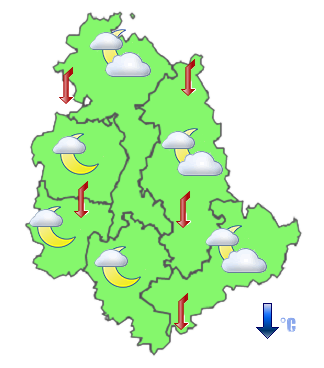 Previsioni di Oggi Sera-Notte
