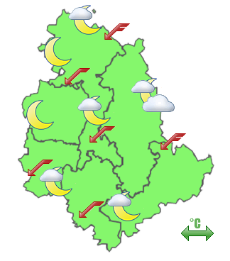 Previsioni di Oggi Sera-Notte