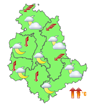 Previsioni di Oggi Sera-Notte