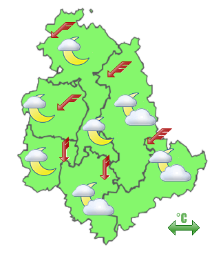 Previsioni di Oggi Sera-Notte
