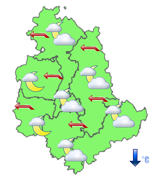Previsioni di Oggi Sera-Notte