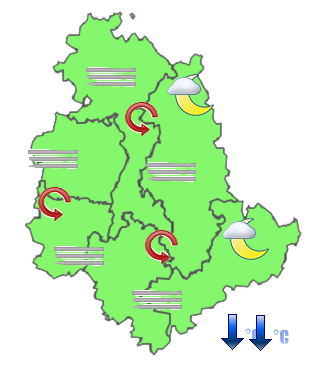 Previsioni di Oggi Sera-Notte