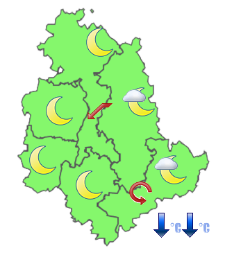 Previsioni di Oggi Sera-Notte