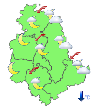 Previsioni di Oggi Sera-Notte
