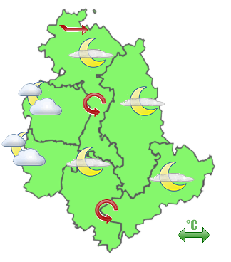 Previsioni di Oggi Sera-Notte