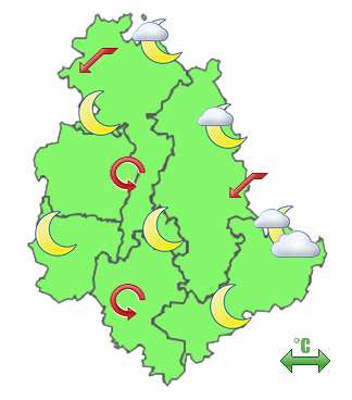 Previsioni di Oggi Sera-Notte