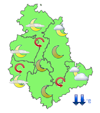Previsioni di Oggi Sera-Notte