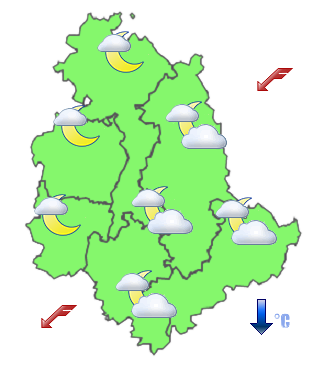 Previsioni di Oggi Sera-Notte