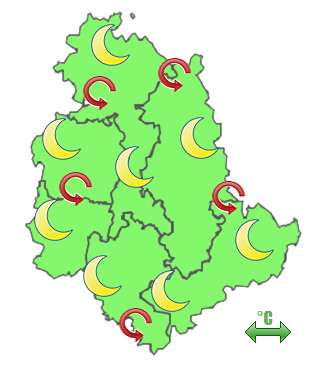 Previsioni di Oggi Sera-Notte