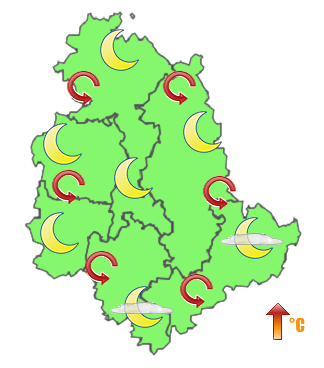 Previsioni di Oggi Sera-Notte