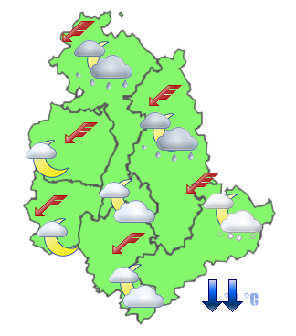 Previsioni di Oggi Sera-Notte