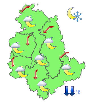 Previsioni di Oggi Sera-Notte