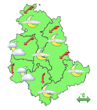 Previsioni di Oggi Sera-Notte