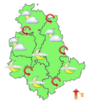 Previsioni di Oggi Sera-Notte