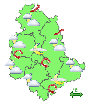 Previsioni di Oggi Sera-Notte