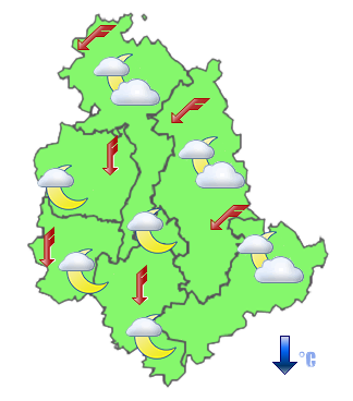 Previsioni di Oggi Sera-Notte