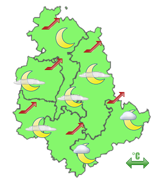 Previsioni di Oggi Sera-Notte
