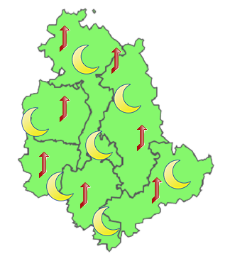 Previsioni di Oggi Sera-Notte