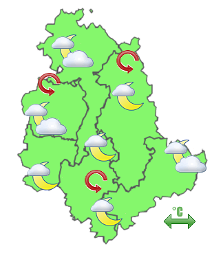 Previsioni di Oggi Sera-Notte