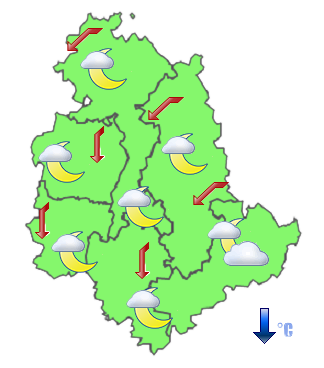 Previsioni di Oggi Sera-Notte