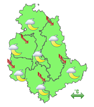 Previsioni di Oggi Sera-Notte