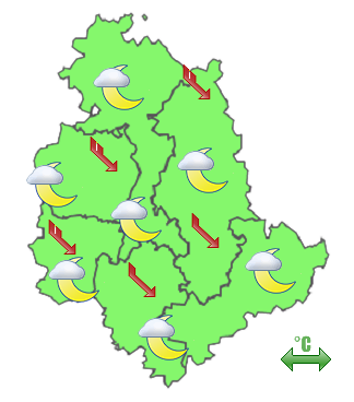 Previsioni di Oggi Sera-Notte