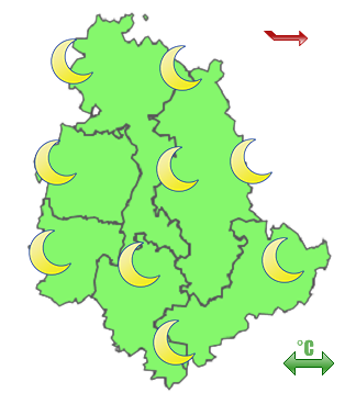 Previsioni di Oggi Sera-Notte