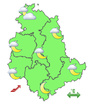 Previsioni di Oggi Sera-Notte
