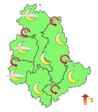 Previsioni di Oggi Sera-Notte