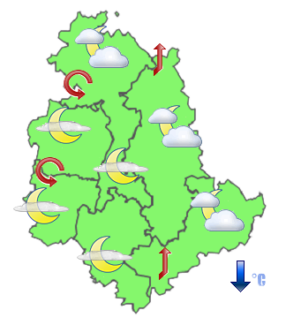 Previsioni di Oggi Sera-Notte