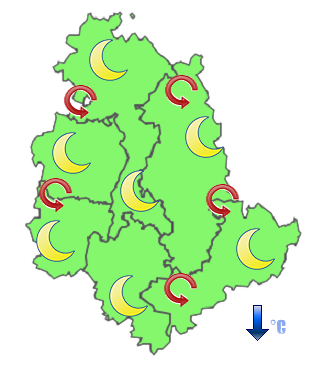 Previsioni di Oggi Sera-Notte