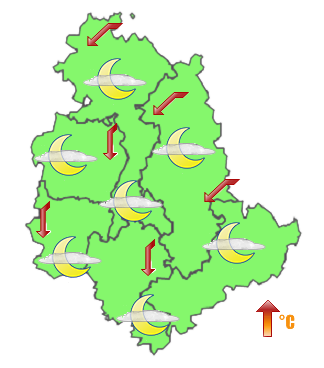Previsioni di Oggi Sera-Notte