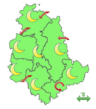 Previsioni di Oggi Sera-Notte