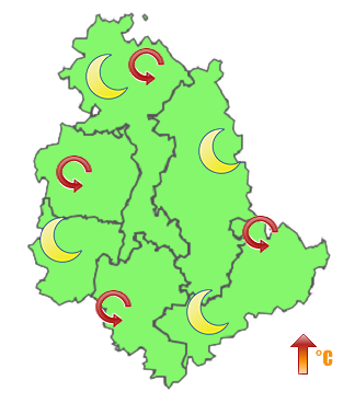 Previsioni di Oggi Sera-Notte