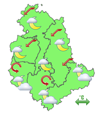 Previsioni di Oggi Sera-Notte