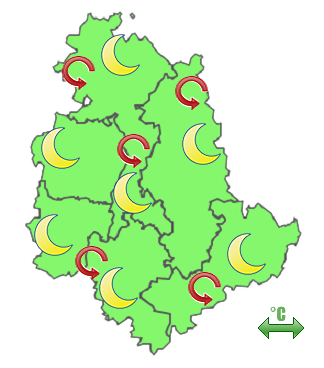 Previsioni di Oggi Sera-Notte