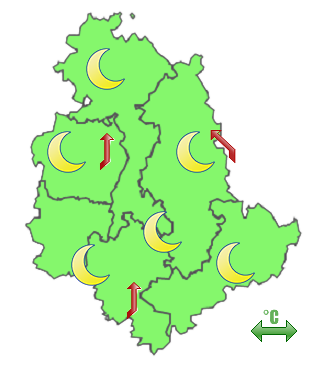 Previsioni di Oggi Sera-Notte
