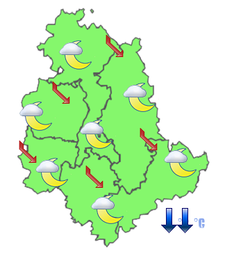 Previsioni di Oggi Sera-Notte
