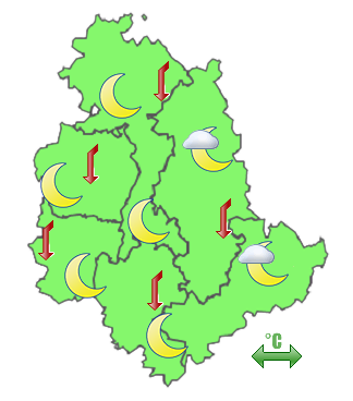 Previsioni di Oggi Sera-Notte
