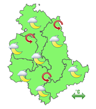 Previsioni di Oggi Sera-Notte