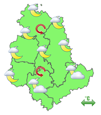 Previsioni di Oggi Sera-Notte