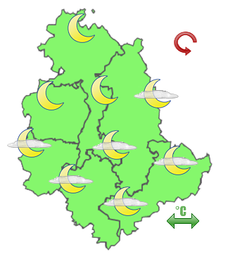 Previsioni di Oggi Sera-Notte