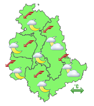 Previsioni di Oggi Sera-Notte