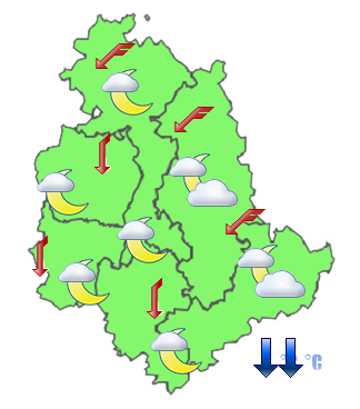 Previsioni di Oggi Sera-Notte