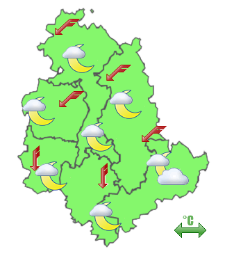 Previsioni di Oggi Sera-Notte